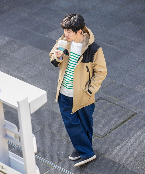 ITEMS URBANRESEARCH(アイテムズ アーバンリサーチ)の「高機能 コンビカラーマウンテンパーカー(マウンテンパーカー・メンズ・オリーブ/ブラック/ベージュ・MEDIUM/LARGE)」の11枚目の写真