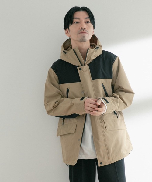 ITEMS URBANRESEARCH(アイテムズ アーバンリサーチ)の「高機能 コンビカラーマウンテンパーカー(マウンテンパーカー・メンズ・オリーブ/ブラック/ベージュ・MEDIUM/LARGE)」の15枚目の写真