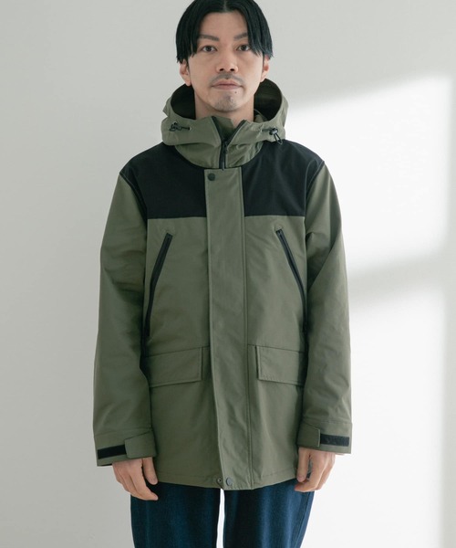 ITEMS URBANRESEARCH(アイテムズ アーバンリサーチ)の「高機能 コンビカラーマウンテンパーカー(マウンテンパーカー・メンズ・オリーブ/ブラック/ベージュ・MEDIUM/LARGE)」の18枚目の写真