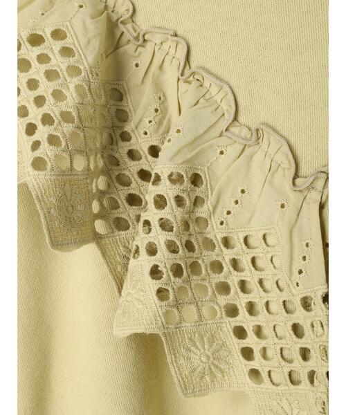 Sugar spoon（シュガースプーン）の「・SUGAR SPOON刺繍レースウラケプルオーバー（Tシャツ/カットソー・レディース・グレイッシュベージュ/ブラック/アイボリー/グリーン系その他3・FREE）」の14枚目の写真