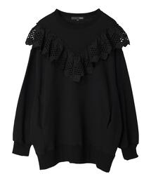 Sugar spoon | ・SUGAR SPOON刺繍レースウラケプルオーバー(Tシャツ/カットソー)