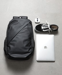 SETUP7（セットアップセブン）の「【SETUP7】ウォータープルーフバイアスポケットバックパック  A4ドキュメントや16inch以下のノートPCが収納可能 KNF（バックパック/リュック・メンズ）」