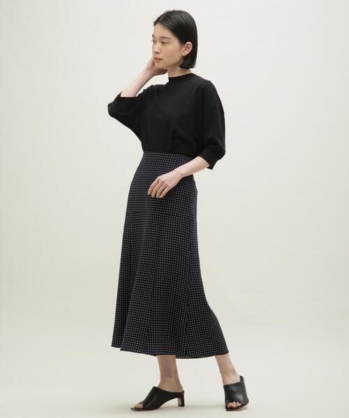 NANO universe(ナノユニバース)の「MEYAME/BEAUTIFUL SKIRT(DOT)(スカート・レディース・ホワイト/ネイビー・0/1)」の13枚目の写真