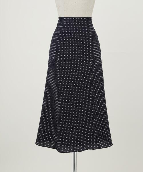 NANO universe(ナノユニバース)の「MEYAME/BEAUTIFUL SKIRT(DOT)(スカート・レディース・ホワイト/ネイビー・0/1)」の14枚目の写真
