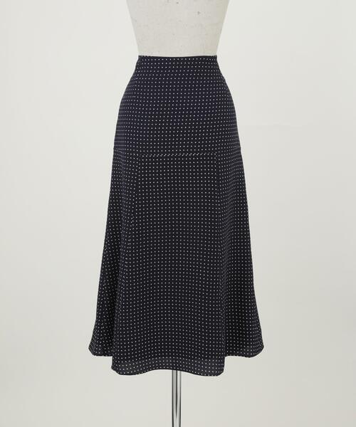 NANO universe(ナノユニバース)の「MEYAME/BEAUTIFUL SKIRT(DOT)(スカート・レディース・ホワイト/ネイビー・0/1)」の16枚目の写真