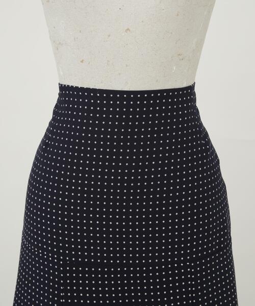 NANO universe(ナノユニバース)の「MEYAME/BEAUTIFUL SKIRT(DOT)(スカート・レディース・ホワイト/ネイビー・0/1)」の17枚目の写真
