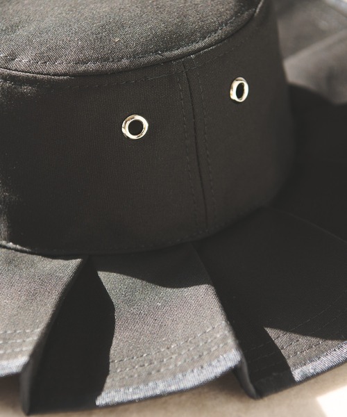 un dix cors（アンディコール）の「プリーツハット（ハット・レディース・ブラック/ブラウン・FREE）」の6枚目の写真