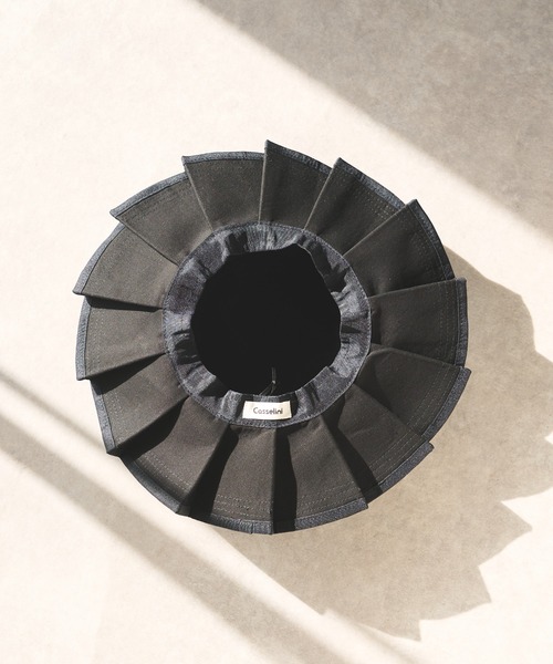 un dix cors（アンディコール）の「プリーツハット（ハット・レディース・ブラック/ブラウン・FREE）」の13枚目の写真