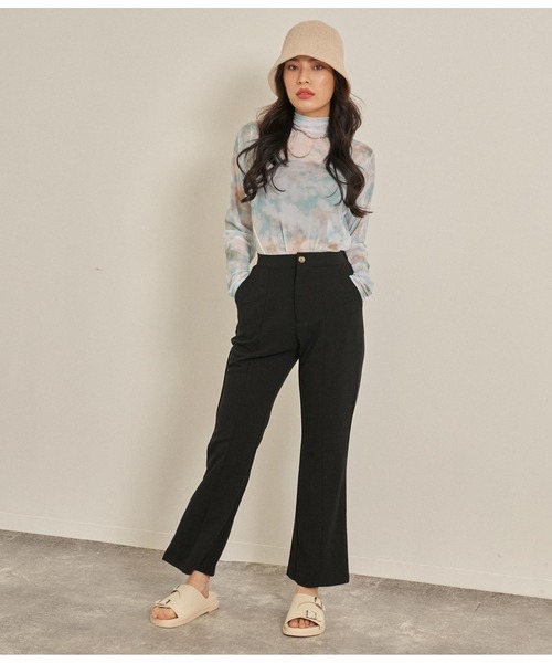 ANAP（アナップ）の「ダブルバックルサンダル（サンダル・レディース・オフホワイト/ブラック・S/M/L）」の5枚目の写真