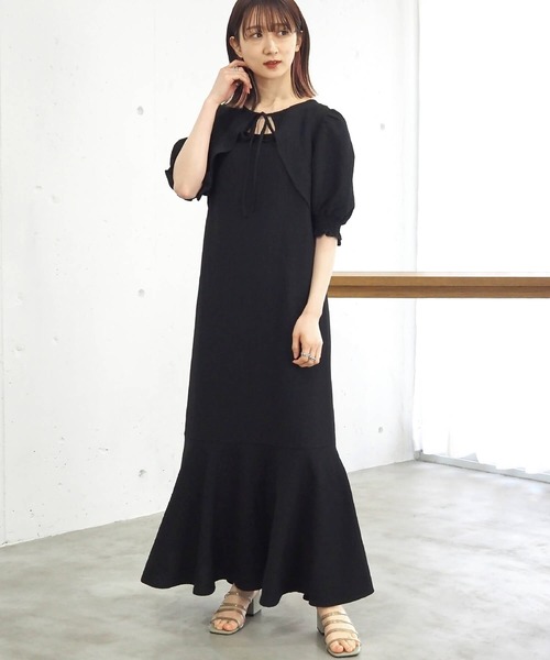 セール】ボレロブラウス×キャミワンピースSET（ワンピース）｜tiptop