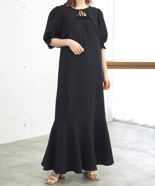 セール】ボレロブラウス×キャミワンピースSET（ワンピース）｜tiptop