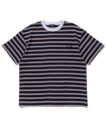 XLARGE | STRIPED S/S POCKET TEE(Tシャツ/カットソー)