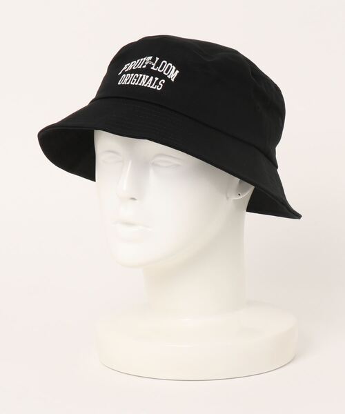 FRUIT OF THE LOOM（フルーツオブザルーム）の「【FRUIT OF THE LOOM】EMBROIDERY BUCKET HAT（ハット・レディース・ネイビー/ブラック/オフホワイト・FREE）」の3枚目の写真