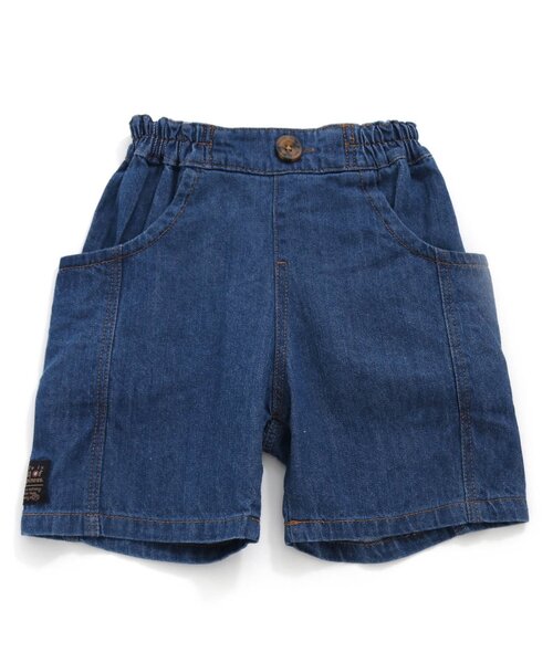 BREEZE(ブリーズ)の「5柄ハーフパンツ_5分丈(その他パンツ・キッズ・イエロー/キナリ/インディゴブルー/ミント/レインボー・130/110/90/80/140/120/100)」の4枚目の写真