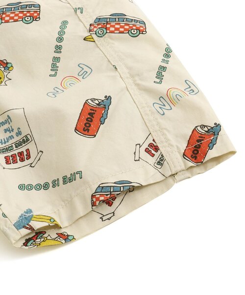 BREEZE(ブリーズ)の「5柄ハーフパンツ_5分丈(その他パンツ・キッズ・イエロー/キナリ/インディゴブルー/ミント/レインボー・130/110/90/80/140/120/100)」の7枚目の写真