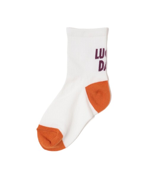 B:MING by BEAMS(ビーミングバイビームス)の「B:MING by BEAMS / バックロゴ ソックス(13~21cm)(ソックス/靴下・キッズ・ライトブルー/カーキ/ホワイト・S 13-15cm/M 16-18cm/L 19-21cm)」の2枚目の写真