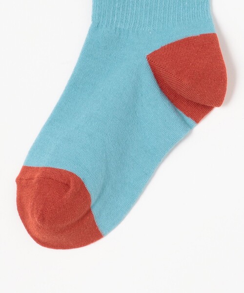 B:MING by BEAMS(ビーミングバイビームス)の「B:MING by BEAMS / バックロゴ ソックス(13~21cm)(ソックス/靴下・キッズ・ライトブルー/カーキ/ホワイト・S 13-15cm/M 16-18cm/L 19-21cm)」の7枚目の写真