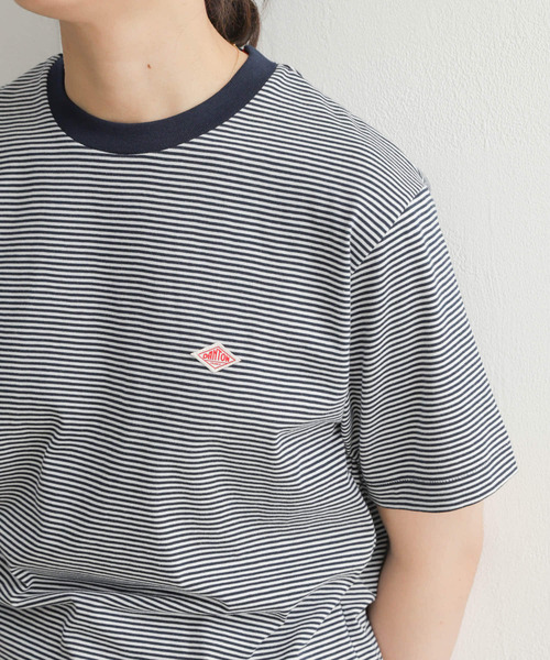 DANTON(ダントン)の「DANTON T/C T-SHIRTS(Tシャツ/カットソー・レディース・ライトブルー/ブラック/ブルー系その他/ベージュ/ホワイト/レッド系その他・X-SMALL)」の5枚目の写真
