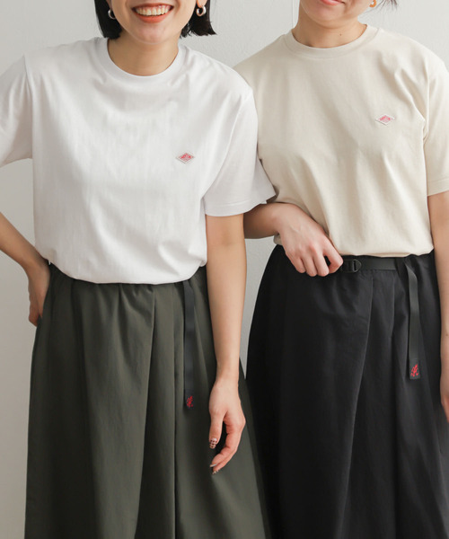 DANTON(ダントン)の「DANTON T/C T-SHIRTS(Tシャツ/カットソー・レディース・ライトブルー/ブラック/ブルー系その他/ベージュ/ホワイト/レッド系その他・X-SMALL)」の7枚目の写真