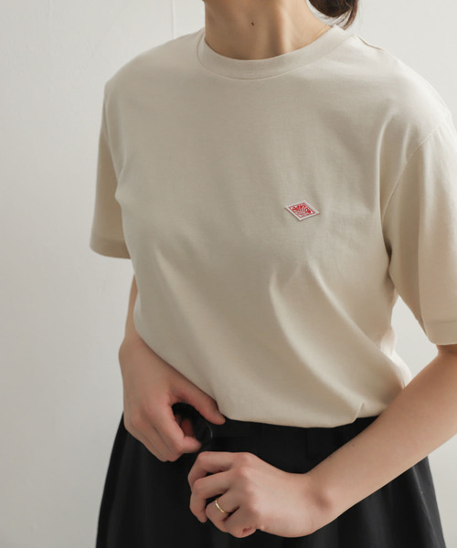 DANTON(ダントン)の「DANTON T/C T-SHIRTS(Tシャツ/カットソー・レディース・ライトブルー/ブラック/ブルー系その他/ベージュ/ホワイト/レッド系その他・X-SMALL)」の10枚目の写真