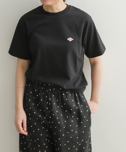 DANTON(ダントン)の「DANTON T/C T-SHIRTS(Tシャツ/カットソー・レディース・ライトブルー/ブラック/ブルー系その他/ベージュ/ホワイト/レッド系その他・X-SMALL)」の12枚目の写真