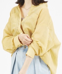 abahouse mavie | シアーオーバーシャツ(シャツ/ブラウス)