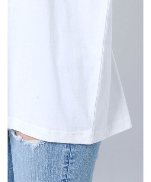 GYDA（ジェイダ）の「NIC CARD BIG Tシャツ（Tシャツ/カットソー・レディース・ラベンダー/オフホワイト・FREE）」の18枚目の写真