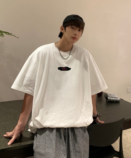 MGV(エムジーヴィー)の「ペイントスタイルロゴTシャツ(Tシャツ/カットソー・メンズ・ブルー/ブラック/ネイビー/イエロー/ホワイト・MEDIUM/LARGE/X-LARGE)」の2枚目の写真