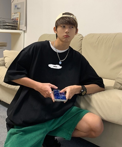 MGV(エムジーヴィー)の「ペイントスタイルロゴTシャツ(Tシャツ/カットソー・メンズ・ブルー/ブラック/ネイビー/イエロー/ホワイト・MEDIUM/LARGE/X-LARGE)」の12枚目の写真