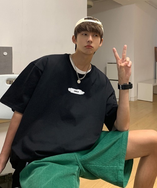 MGV(エムジーヴィー)の「ペイントスタイルロゴTシャツ(Tシャツ/カットソー・メンズ・ブルー/ブラック/ネイビー/イエロー/ホワイト・MEDIUM/LARGE/X-LARGE)」の14枚目の写真