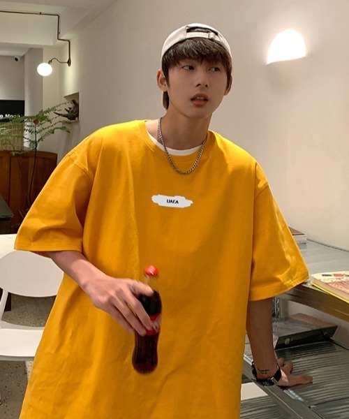 MGV(エムジーヴィー)の「ペイントスタイルロゴTシャツ(Tシャツ/カットソー・メンズ・ブルー/ブラック/ネイビー/イエロー/ホワイト・MEDIUM/LARGE/X-LARGE)」の21枚目の写真
