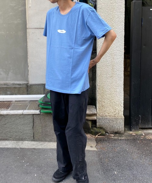 MGV(エムジーヴィー)の「ペイントスタイルロゴTシャツ(Tシャツ/カットソー・メンズ・ブルー/ブラック/ネイビー/イエロー/ホワイト・MEDIUM/LARGE/X-LARGE)」の6枚目の写真