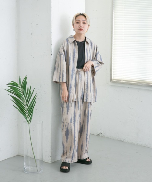 KBF（ケイビーエフ）の「タイダイプリントカーゴパンツ（カーゴパンツ・レディース・ブラウン系その他/ブルー系その他・ONE）」の9枚目の写真