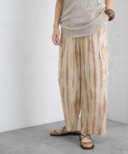 KBF（ケイビーエフ）の「タイダイプリントカーゴパンツ（カーゴパンツ・レディース・ブラウン系その他/ブルー系その他・ONE）」の12枚目の写真