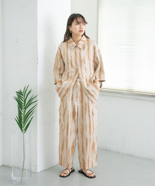 KBF（ケイビーエフ）の「タイダイプリントカーゴパンツ（カーゴパンツ・レディース・ブラウン系その他/ブルー系その他・ONE）」の19枚目の写真