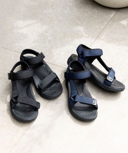 GLOBAL WORK（グローバルワーク）の「らくごこちライトサンダル/トレイル/183411（サンダル・メンズ・ネイビー/ブラック・MEDIUM/LARGE）」の3枚目の写真
