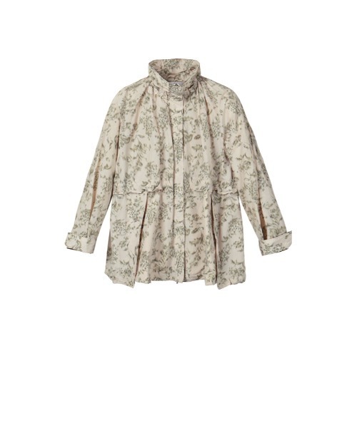 JNBY（ジェーエヌビーワイ）の「Oversized Unique-pattern Stand-collar Polyester Jacket（ブルゾン・レディース・ブラック系その他/ホワイト系その他・36/40）」の15枚目の写真