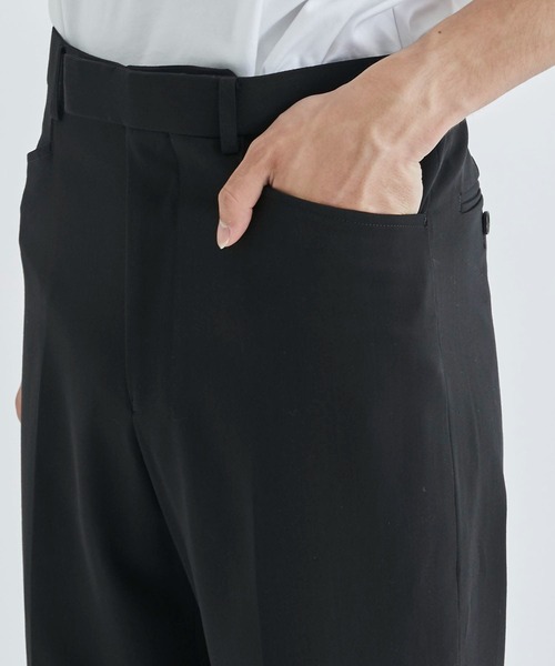 LITTLEBIG（リトルビッグ）の「【LITTLEBIG/リトルビック】Straight Trousers（スラックス・メンズ・ブラック/ベージュ・44/46）」の11枚目の写真