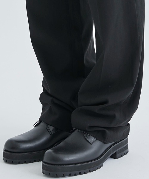 LITTLEBIG（リトルビッグ）の「【LITTLEBIG/リトルビック】Straight Trousers（スラックス・メンズ・ブラック/ベージュ・44/46）」の9枚目の写真