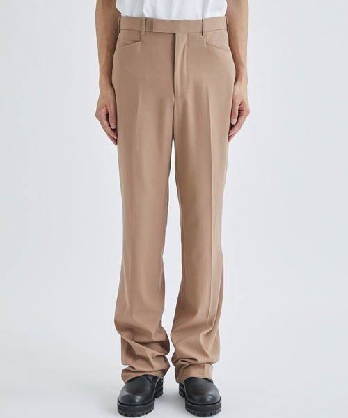 LITTLEBIG（リトルビッグ）の「【LITTLEBIG/リトルビック】Straight Trousers（スラックス・メンズ・ブラック/ベージュ・44/46）」の6枚目の写真