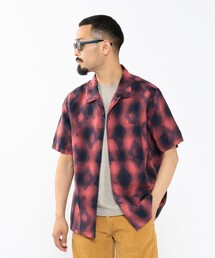 REMI RELIEF | REMI RELIEF × BEAMS PLUS / 別注 Indigo Check Print Shirt(シャツ/ブラウス)