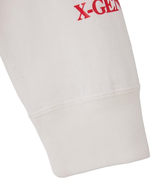 X-girl（エックスガール）の「THE X-GIRL L/S TEE（Tシャツ/カットソー・レディース・オリーブ/ホワイト/ブラック・L/M/S/XL）」の11枚目の写真