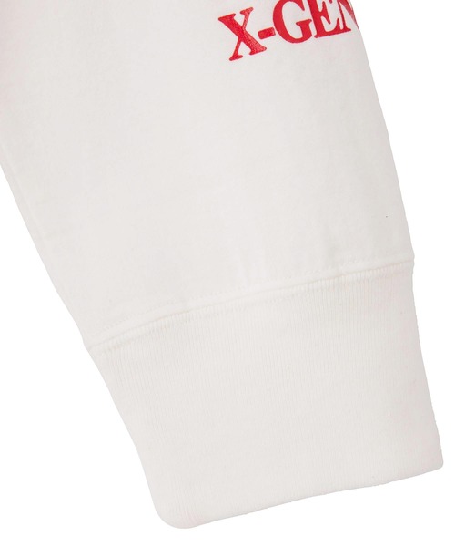 X-girl（エックスガール）の「THE X-GIRL L/S TEE（Tシャツ/カットソー・レディース・オリーブ/ホワイト/ブラック・L/M/S/XL）」の17枚目の写真