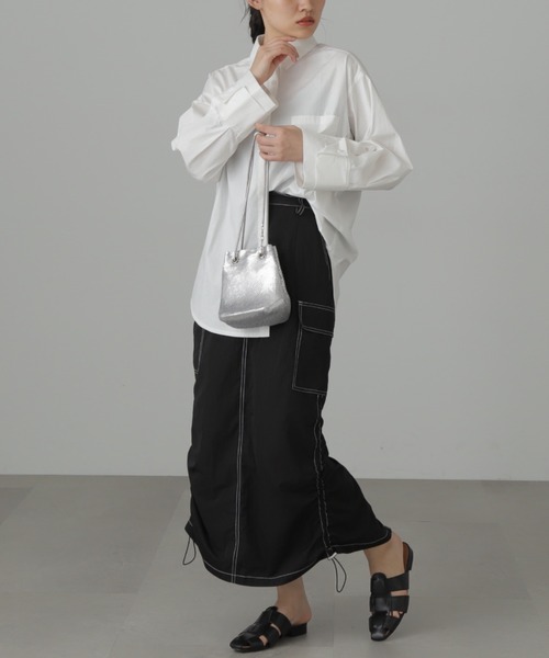 FREE'S MART（フリーズマート）の「◆Ｗカフスビッグシャツ（シャツ/ブラウス・レディース・ホワイト/ブルー/ピンク・SMALL/MEDIUM）」の15枚目の写真