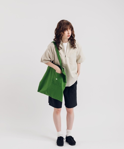 MUHET（ミュエータ）の「ポケット付きトートバッグ（トートバッグ・レディース・オレンジ/グリーン/ブルー/アイボリー・FREE）」の13枚目の写真