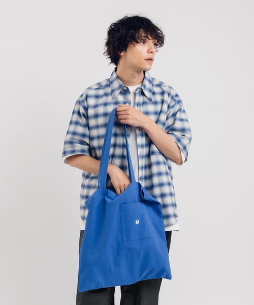 MUHET（ミュエータ）の「ポケット付きトートバッグ（トートバッグ・レディース・オレンジ/グリーン/ブルー/アイボリー・FREE）」の22枚目の写真