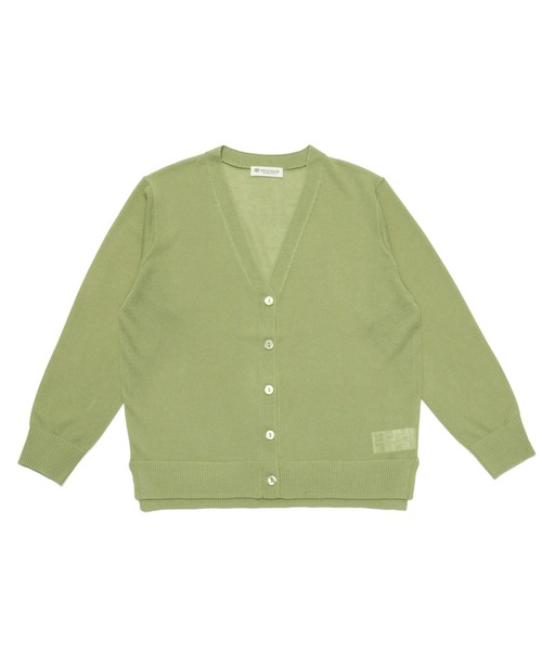 TOKYO SHIRTS（トウキョウシャツ）の「Vネック裾スリット ベーシックニットカーディガン（カーディガン/ボレロ・レディース・ブラック/ホワイト/トップグレー/ライトカーキ/コバルトブルー・M/L）」の4枚目の写真