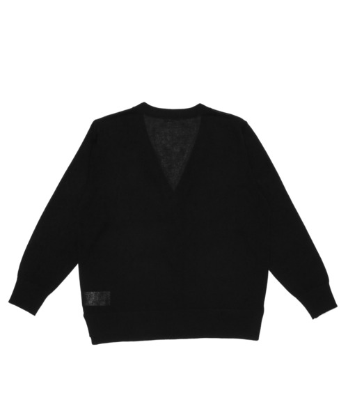 TOKYO SHIRTS（トウキョウシャツ）の「Vネック裾スリット ベーシックニットカーディガン（カーディガン/ボレロ・レディース・ブラック/ホワイト/トップグレー/ライトカーキ/コバルトブルー・M/L）」の20枚目の写真