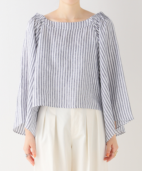 Spick and Span リネンオフショルダー　2WAYブラウス Spick & Span（スピックアンドスパン）の「リネンオフショルダー2WAY