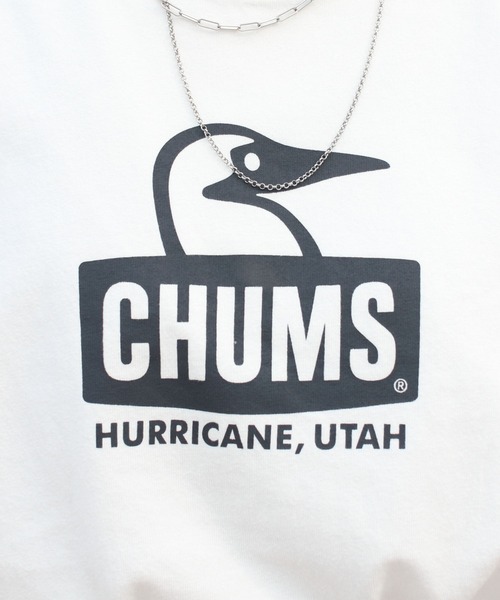 CHUMS(チャムス)の「CHUMS/チャムス ブービーフェイスブラッシュドロングスリーブTEE Booby Face Brushed L/S TEE Shirt(Tシャツ/カットソー・メンズ・ホワイト/ネイビー/ブラック・M/XL/L)」の8枚目の写真